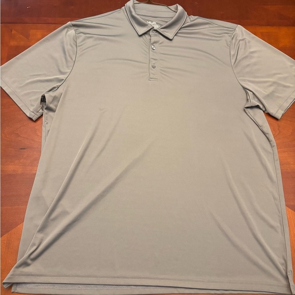 Huk Steel Gray Polo Shirt‎ XXL - Picture 2 of 6
